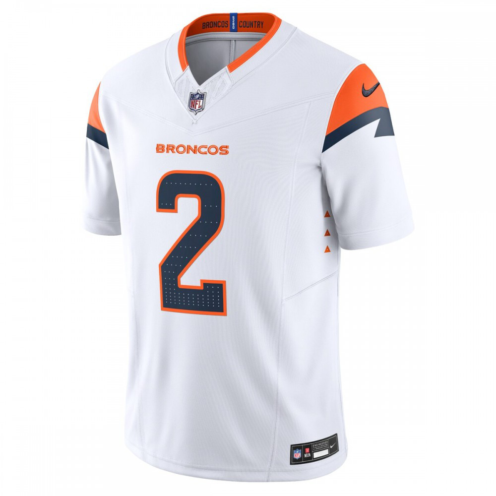 Patrick Surtain II Denver Broncos Nike Mile High Collection Vapor F.U.S.E. Limited Jersey - White-GridironStore